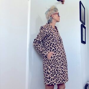 A Love Token Leopard Print woven Jacket
